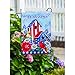 Stars and Stripes Birdhouse Garden Suede Flag