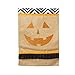 Garden Burlap Jack-o-Lantern Flag