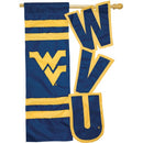 Applique Sculpted Flag, Reg, West Virginia University