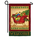 Flag, Gar,Holiday Sleigh