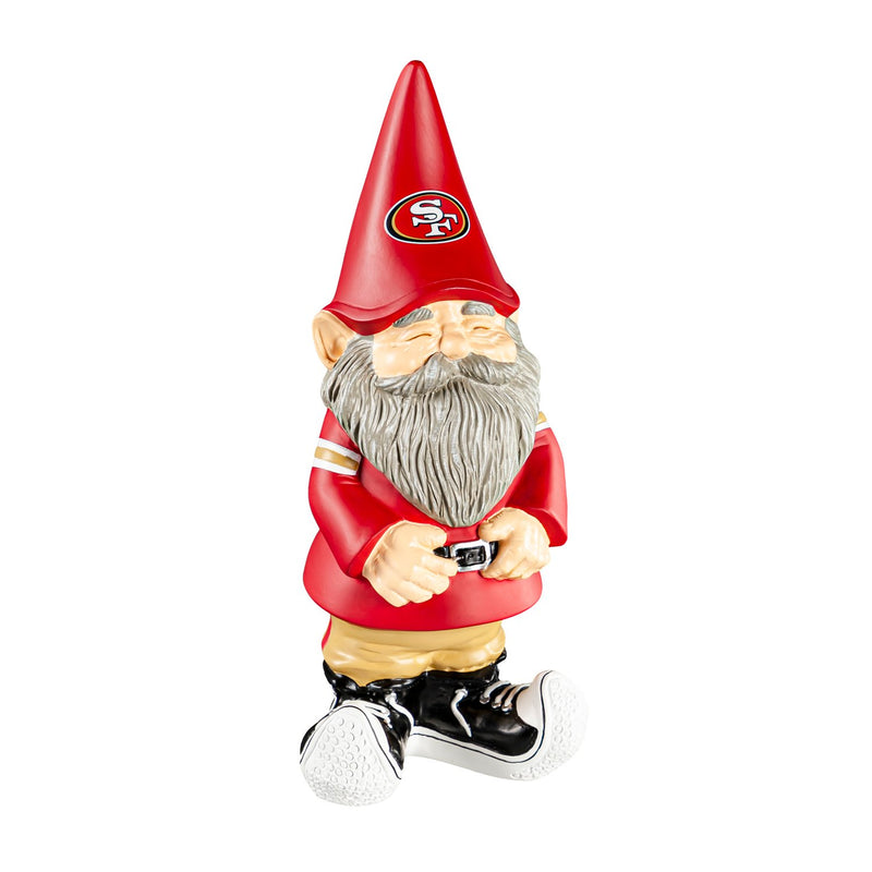 Evergreen Statuary,San Francisco 49ers, Garden Gnome,4.75x4x11.25 Inches