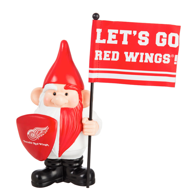 Detroit Red Wings, Flag Holder Gnome,544359fhg