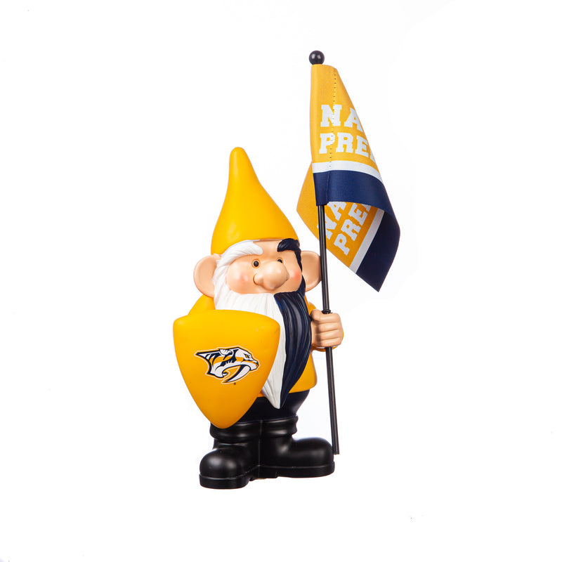 Nashville Predators, Flag Holder Gnome,544365fhg