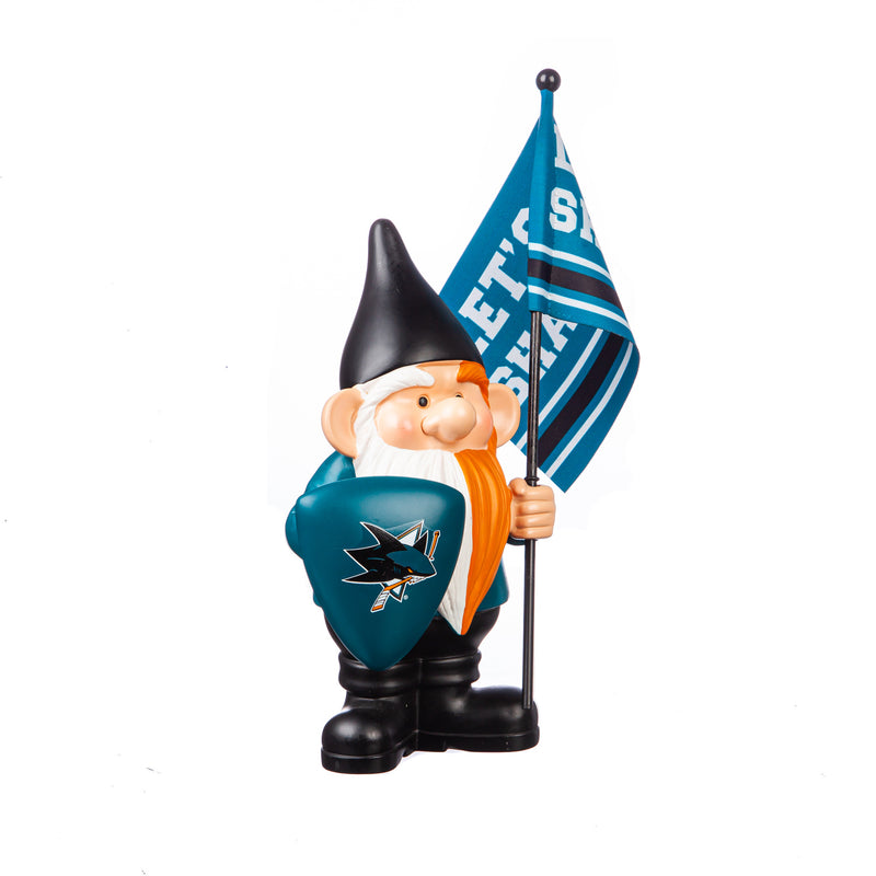 San Jose Sharks, Flag Holder Gnome,544373fhg