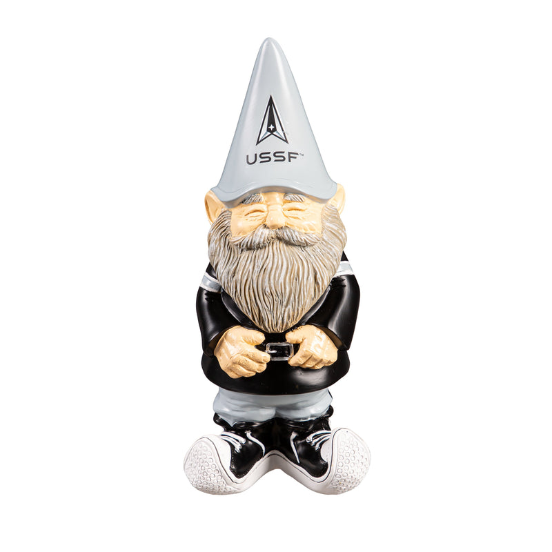 Evergreen Statuary,Garden Gnome, Space Force,4.75x4x11.25 Inches