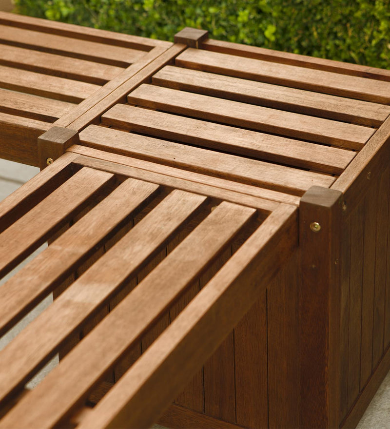 Outdoor Eucalyptus Bench Seat