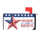 Home Of The Brave Star Mailbox Cover