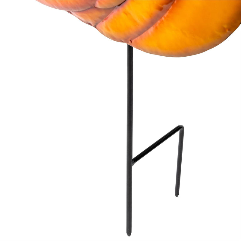 Embossed Pumpkin Sunflower Stake