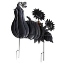 Embossed Pumpkin Sunflower Stake