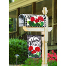 Geranium Plaid Mailbox Cover