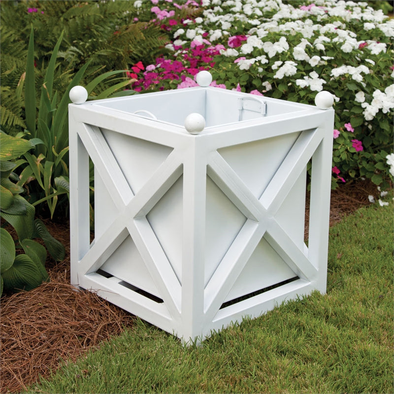 Napa Home Garden, PARIS PLANTER WHITE,6000wgp