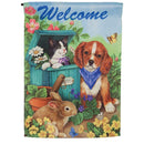 Precious Pets Garden Suede Flag