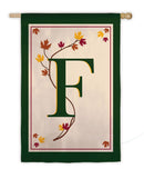Fall Leaf Monogram, F