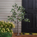 Small Lighted Eucalyptus Tree with 72 Lights