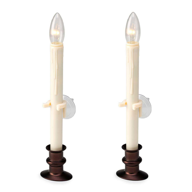 Evergreen Home Accents,SUCTION CANDLE 2 PK,6.9x5.1x2.8 Inches