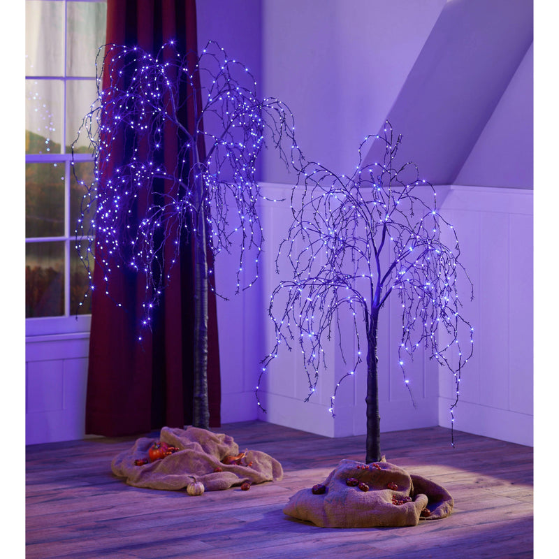 Evergreen Home Accents,Indoor/Outdoor Electric Lighted Weep Willow Tree, 4' Tall,26x26x48 Inches