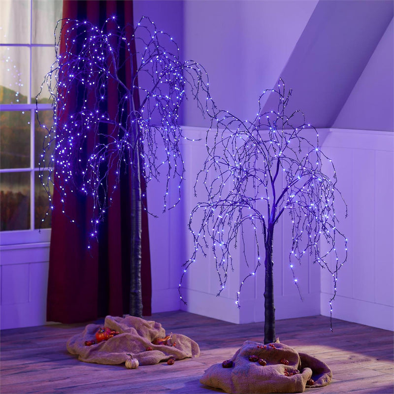 Indoor/Outdoor Electric Lighted Weep Willow Tree, 4' Tall