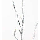 4'H Indoor/Outdoor Silver Metallic Tree with 112 Dual-Function Lights,65s94