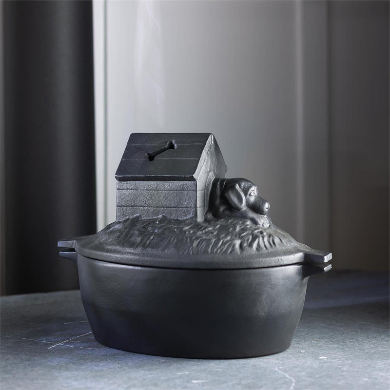 Cast Iron Dog House Wood Stove Steamer