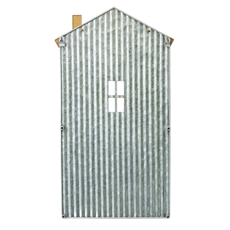 Corrugated Metal Wall Art, Bless this Home,6awd084