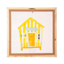 Colorful Beach House Mesh Wall Décor, 16" L x 16" H