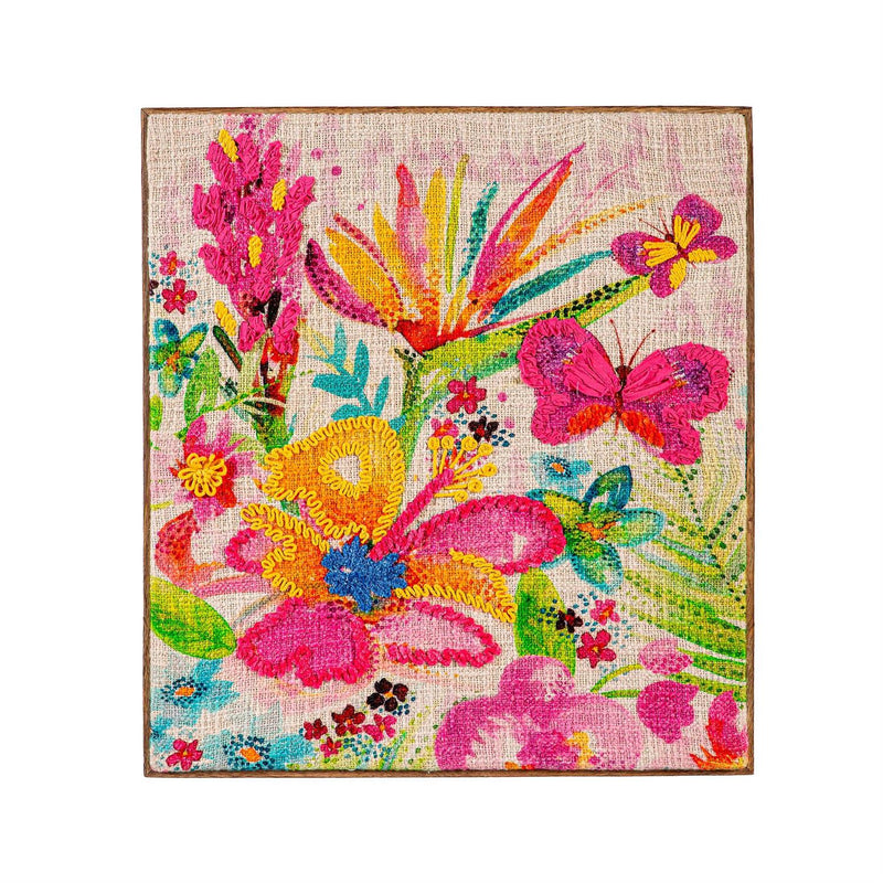 Textile Pastels of Nature Wall Décor, 18.5" L x 20.5" H