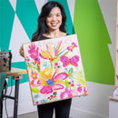 Textile Pastels of Nature Wall Décor, 18.5" L x 20.5" H