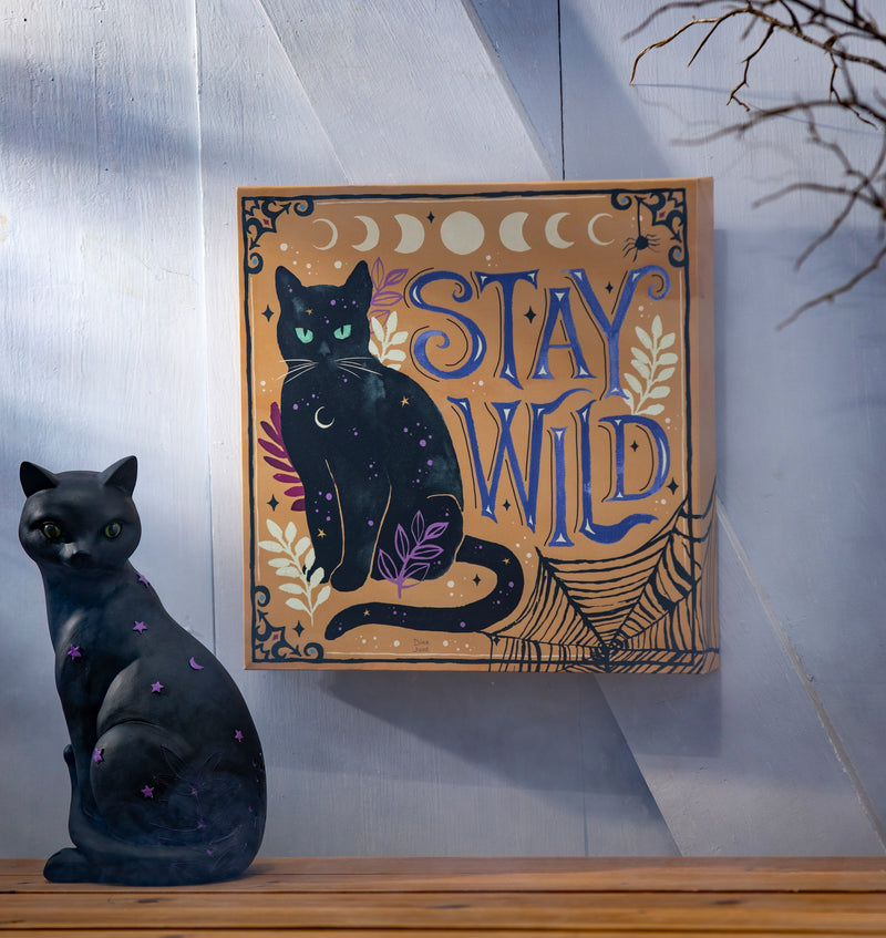 14" H x 14" L Outdoor Canvas, "Stay Wild",6c107769