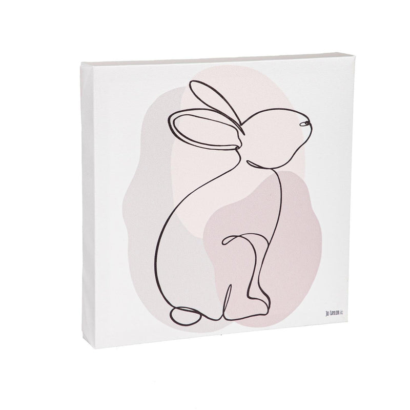 10” H x 10” L Indoor Canvas, Bunnies