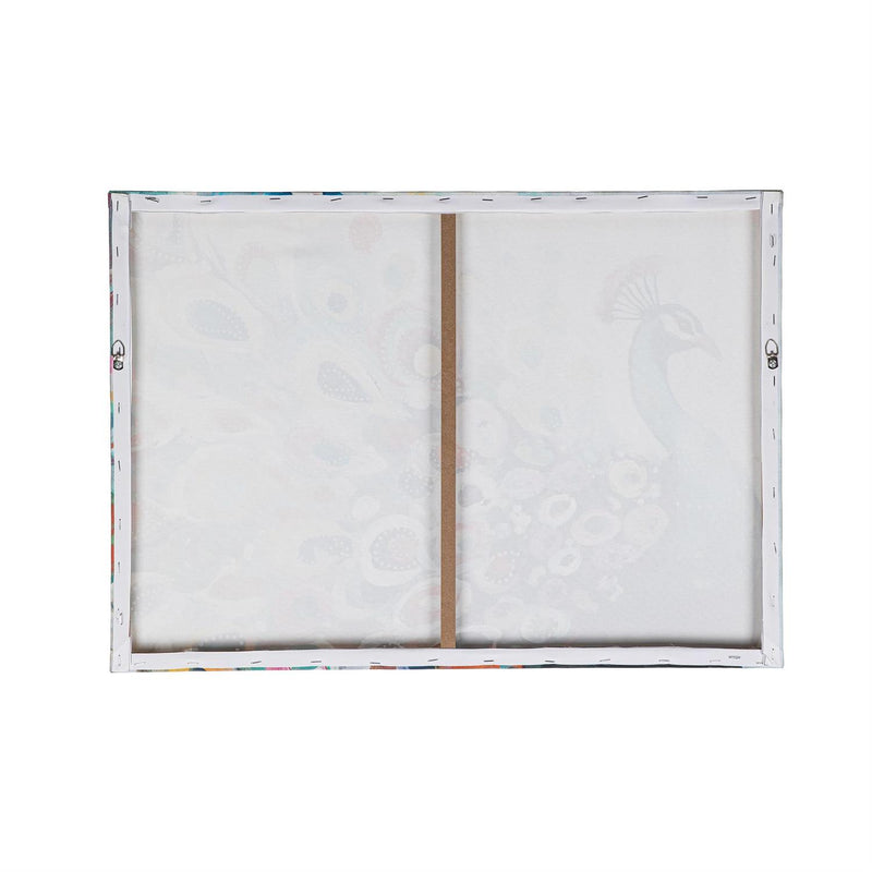 Canvas Wall Décor, Peacock, 28" L x 20" H