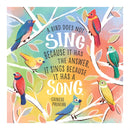 Whimsy Nature Bird Canvas Wall Décor, 10" H x 10" L