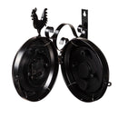 Petal & Plow Outdoor Wall Décor, Clock, Metal, Rooster