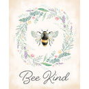 LED Canvas Wall Decor, 16"W x 20"H, Bee Kind,6ltc5001