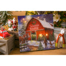 LED Canvas Wall Decor, 20"W x 20"H, The Christmas Barn,6ltc647215