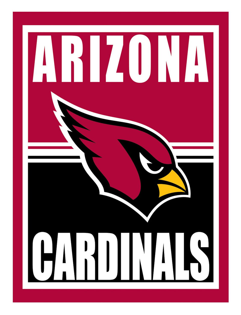 15.5"L x 11.5"H Medium Metal Wall Sign, Arizona Cardinals,6m3800usm