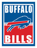 15.5"L x 11.5"H Medium Metal Wall Sign, Buffalo Bills,6m3803usm