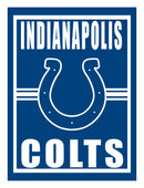 15.5"L x 11.5"H Medium Metal Wall Sign, Indianapolis Colts,6m3813usm