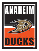 15.5"L x 11.5"H Medium Metal Wall Sign, Anaheim Ducks,6m4350usm