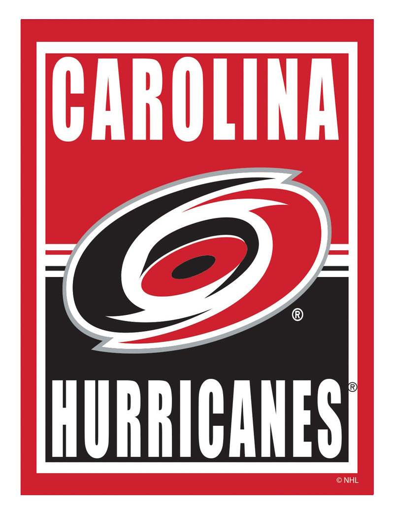 15.5"L x 11.5"H Medium Metal Wall Sign, Carolina Hurricanes,6m4354usm