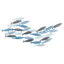 School of Fish Metal Wall Decor,6m682