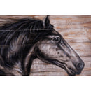 36"x24" Wood Painted Horse Wall Décor