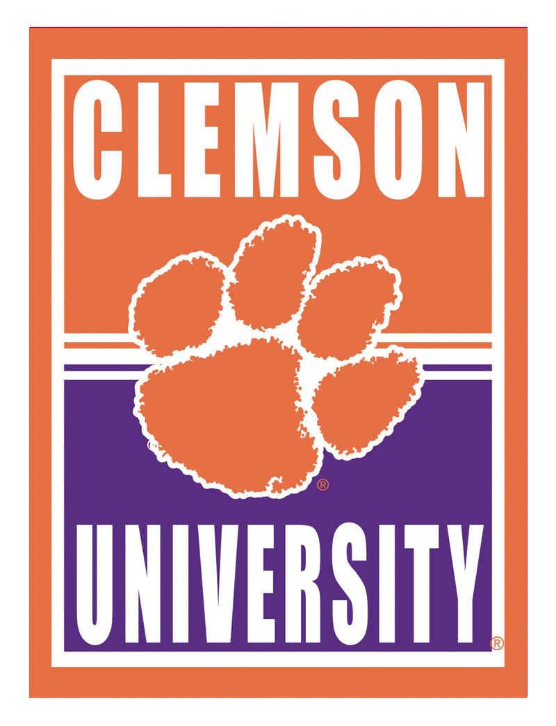 15.5"L x 11.5"H Medium Metal Wall Sign, Clemson University,6m912usm