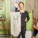 18" Macram√© Braided Tapestry Wall D√©cor, Natural