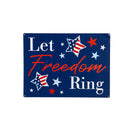 15.5"L x 11.5"H Metal USA Wall Decor, Let Freedom Ring,6m9229