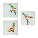 Flying Bird Square Wall Décor, 12" L x 12" H