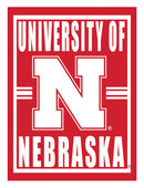 15.5"L x 11.5"H Medium Metal Wall Sign, University of Nebraska,6m949usm