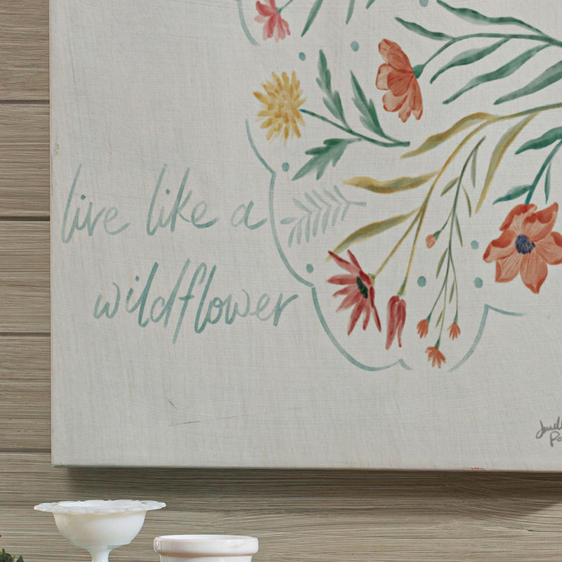 24x36 Life Like a Wildflower & Be Wild & Free, Set of 2