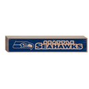 Seattle Seahawks Engraved Wood Sign, 3.5" x 18"