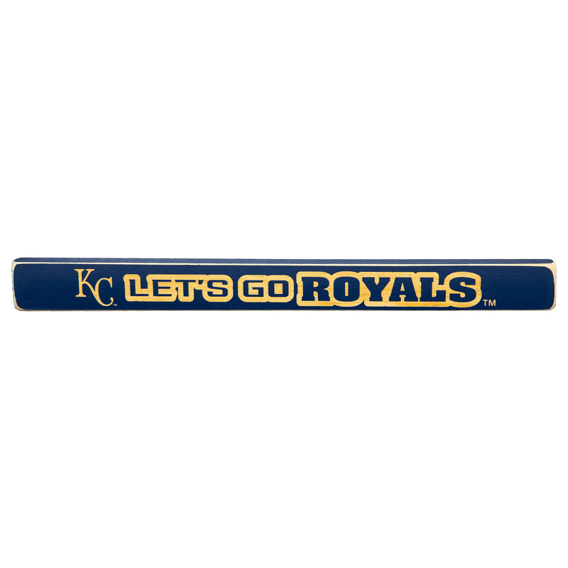 Kansas City Royals Engraved Wood Sign, 1.5" x 18"