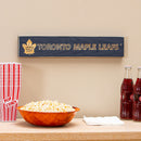 Toronto Maple Leafs Engraved Wood Sign, 3.5" x 18"